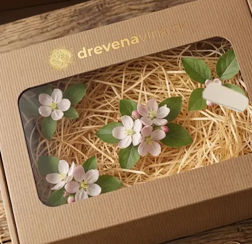 krabica drevena vlna