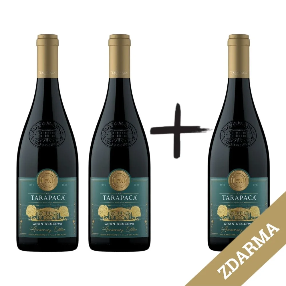 2+1 Tarapacá Gran Reserva Anniversary 150 Edition 0,75l 14% / Rok lahvování 2022