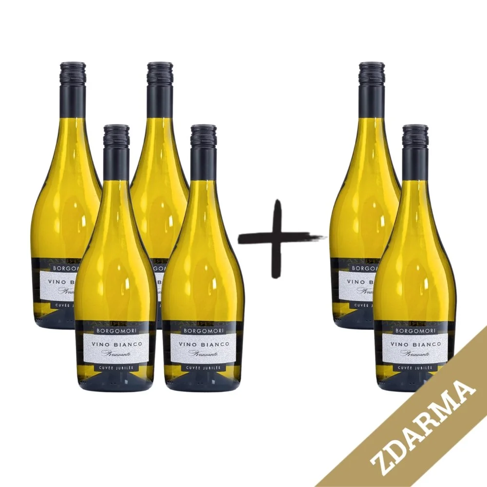 4+2 Borgomori Frizzante Bianco Jubilée Cuvée Cuvée 0,75l 10,5%