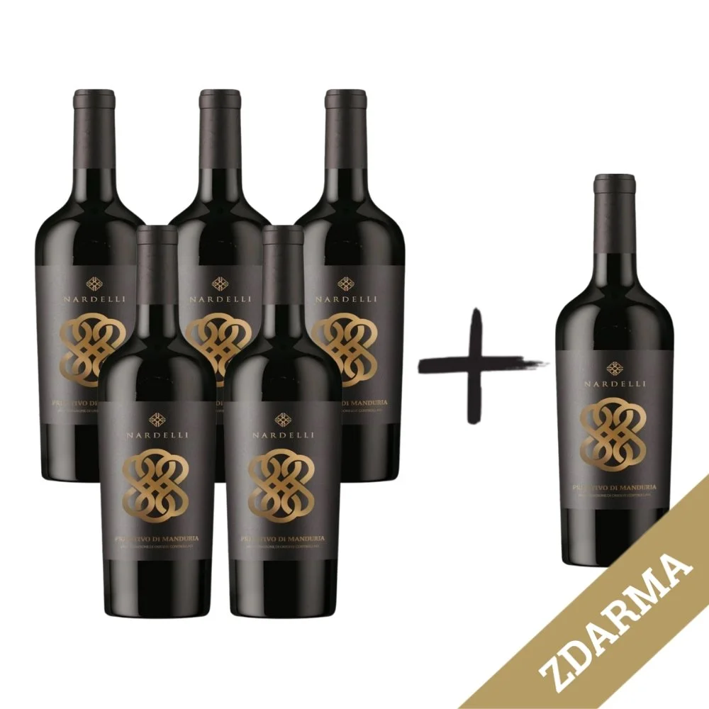 5+1  Nardelli 888 Primitivo Di Manduria 0,75l 15%