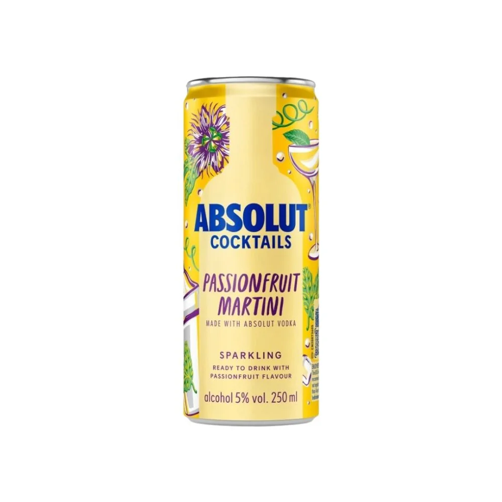 Absolut Cocktails Passionfruit Martini RTD 0,25l 5%