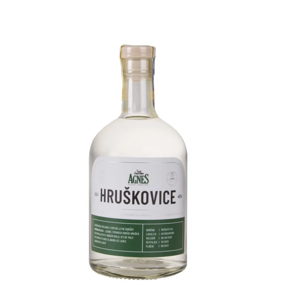 Alkohol značky Agnes Zelená Bohdaneč