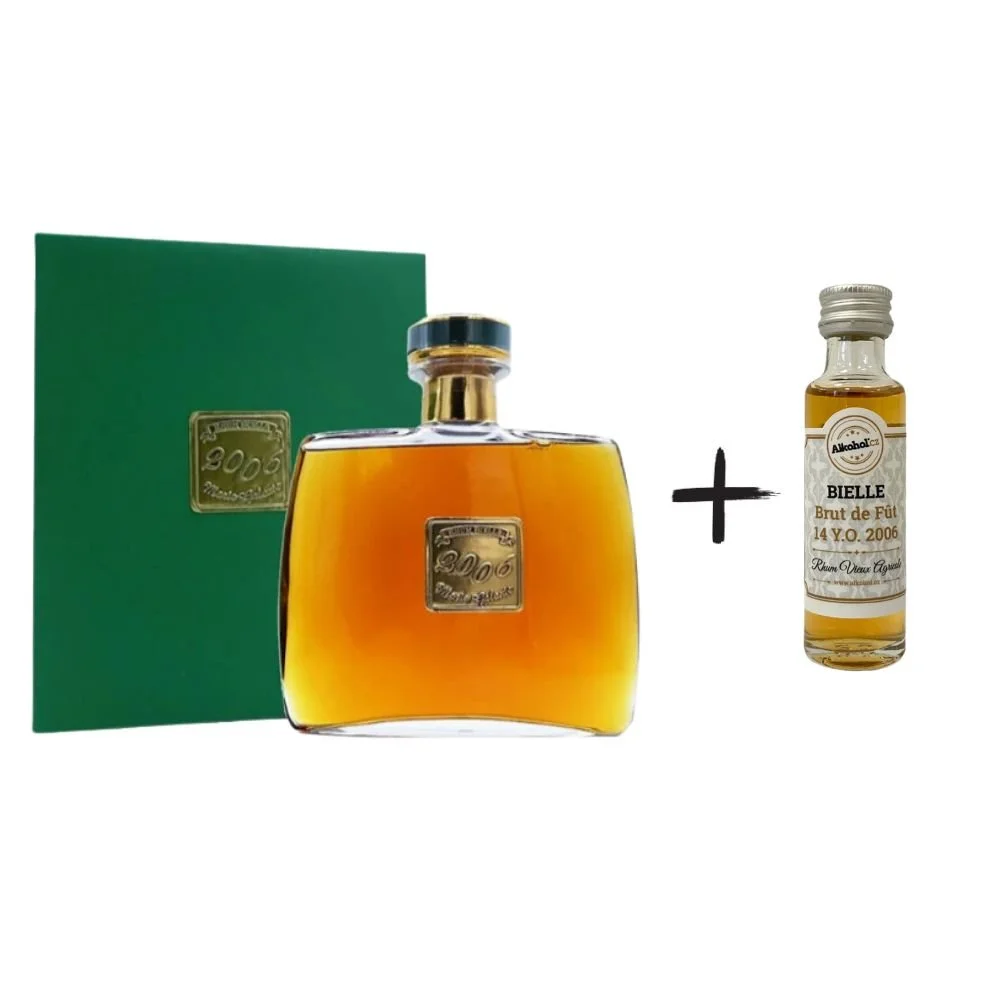 BIELLE Rhum Vieux Agricole Brut de Fût 14y 2006 0,7l 47,8% GB L.E. Hors D'Age + miniatura