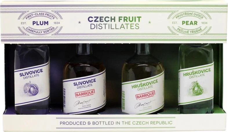 Dárková kazeta destilátů 4×0,05l