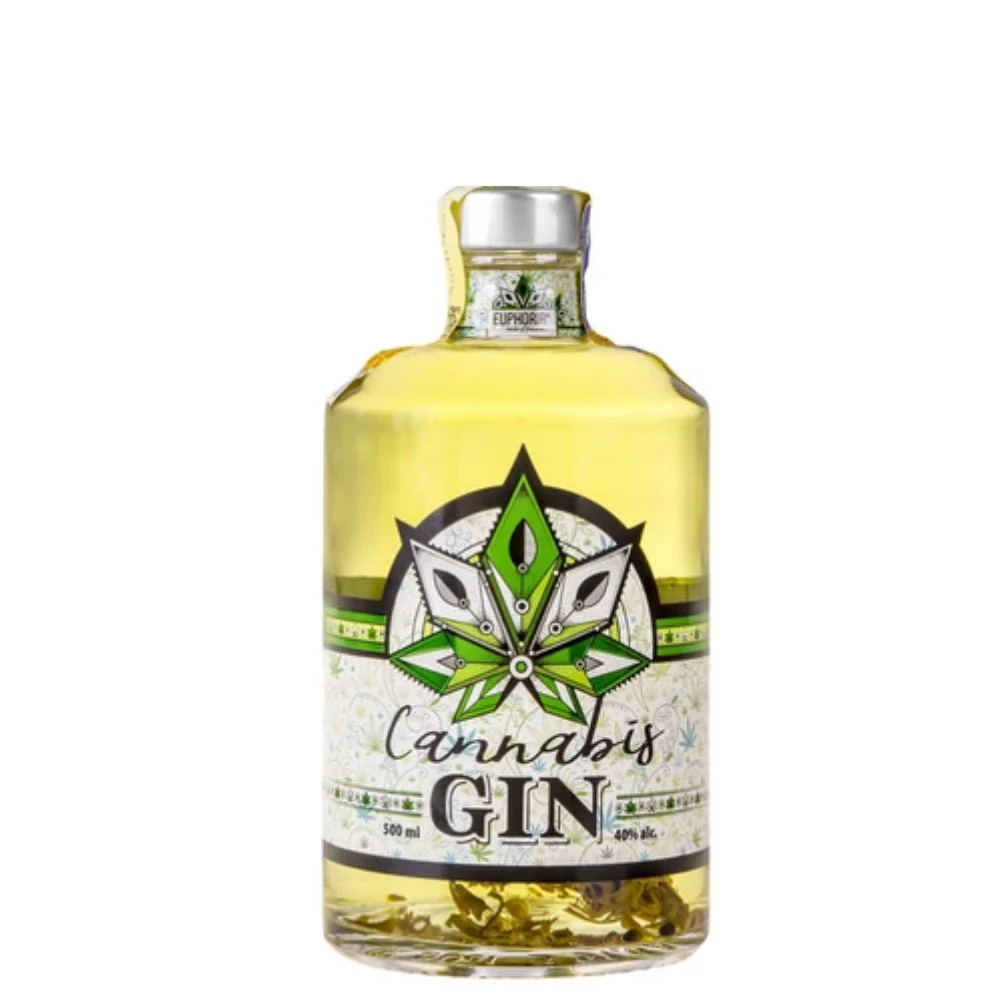 Gravírování: Cannabis Gin 0,5l 40%