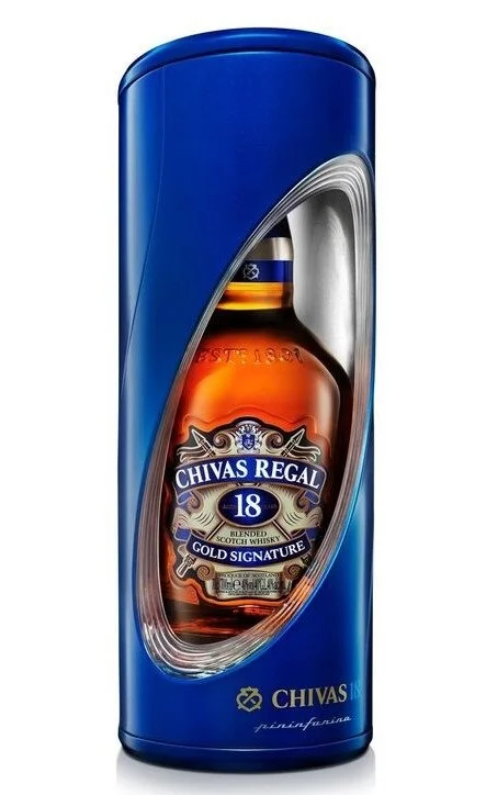 Gravírování: Chivas Regal Pininfarina 18y 0,7l 40% GB