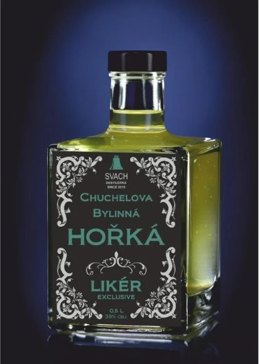 Gravírování: Exclusive Likér Chuchelův bylinný 0,5l 38%