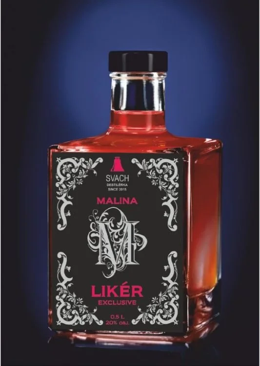 Gravírování: Exclusive Likér Malina 0,5l 20%