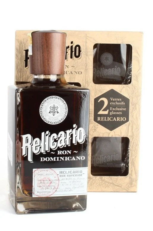 Gravírování: Relicario Superior 15y 0,7l 40% + 2x sklo GB