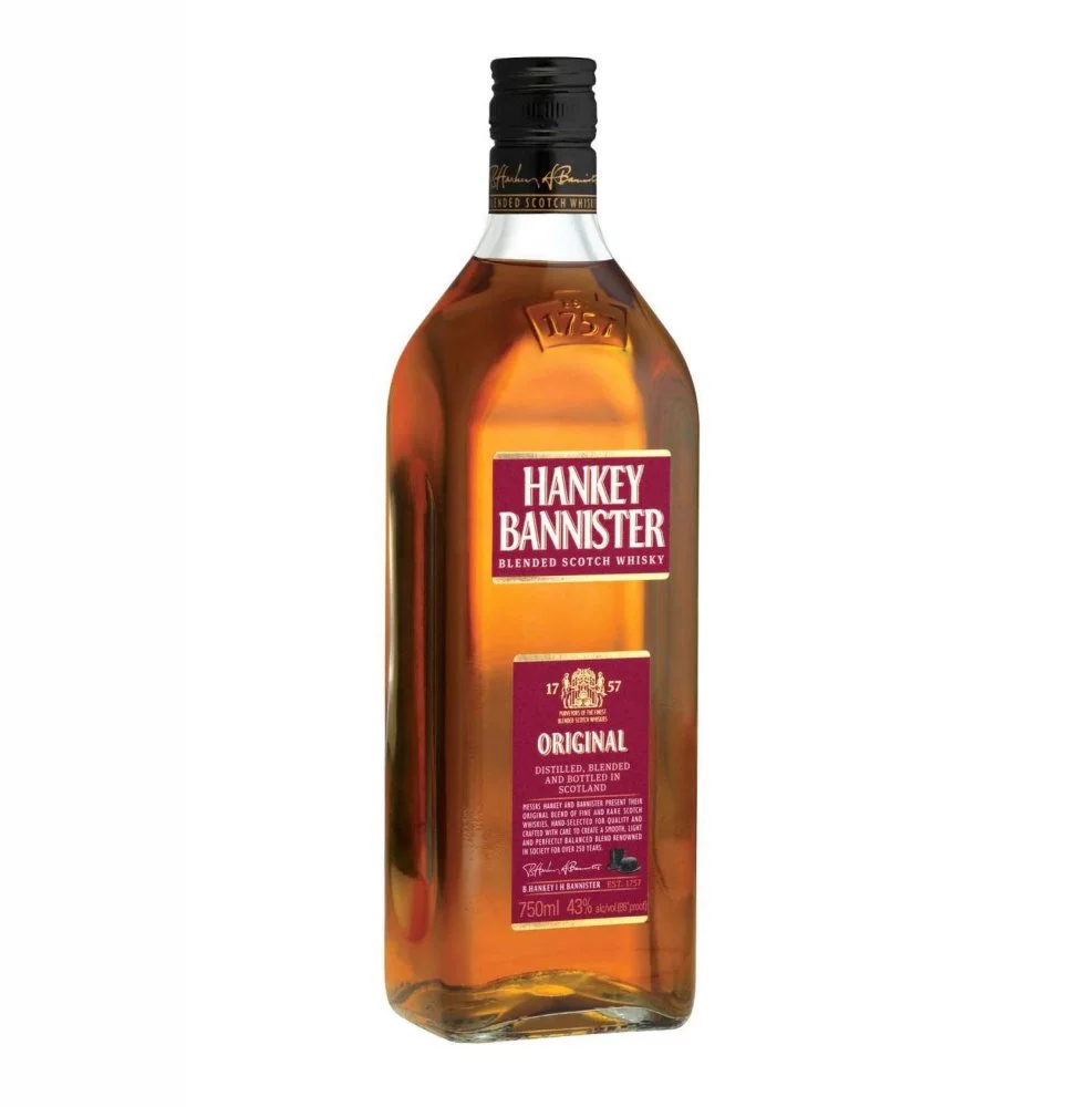 Alkohol značky Hankey Bannister