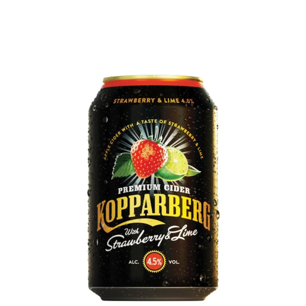 Kopparberg Strawberry&Lime Cider 0,33l 4,5% Plech