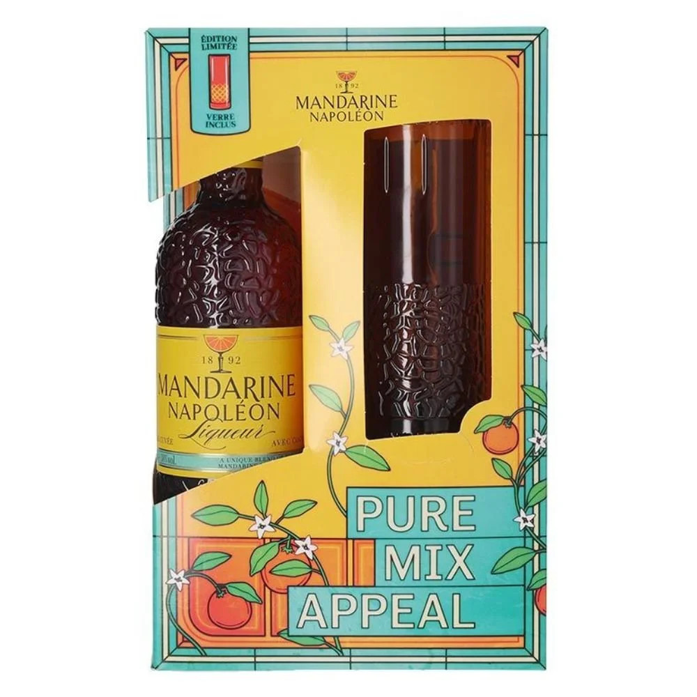 Mandarine Napoléon 0,7l 38% + 1x sklo GB