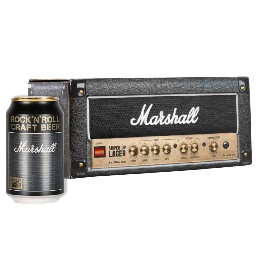 Marshall Amped Up Lager 12° 8×0,33l 4,6%
