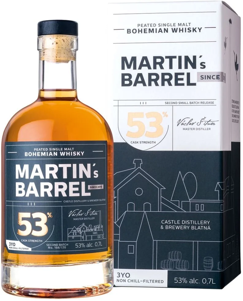 Alkohol značky Martin's Barrel