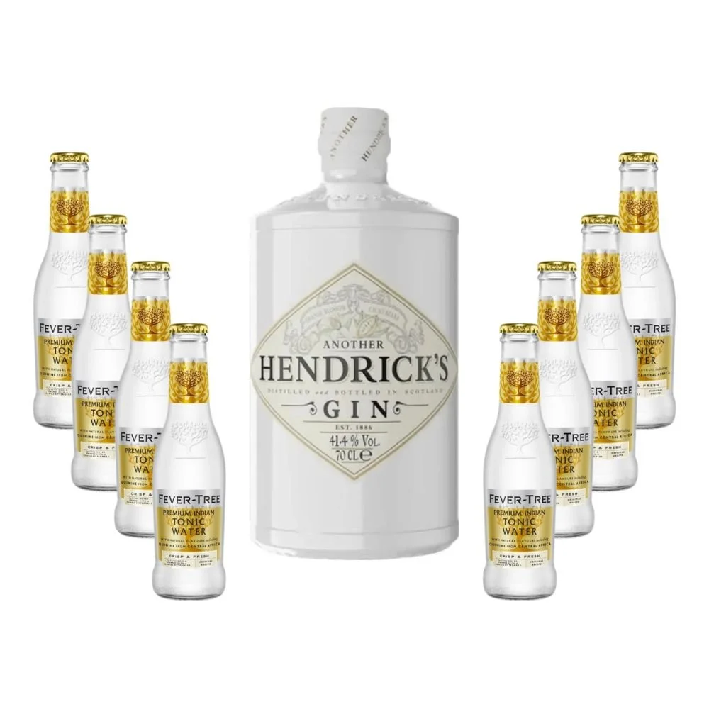 Párty set Hendrick's Gin Another 0,7l 41,4% + 8x Fever Tree Tonic Water 0,2l