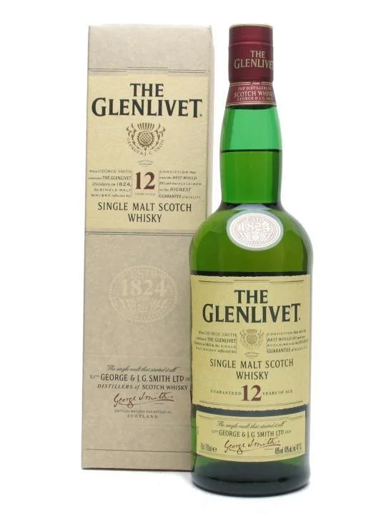 Pečeť a vzkaz: Glenlivet 12y 0,7l 40% GB