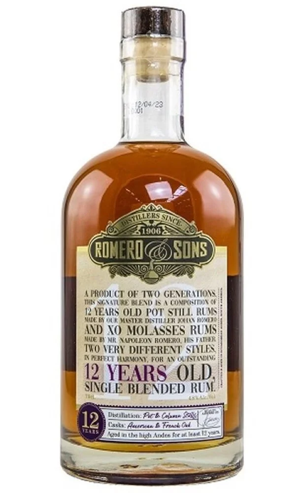 Alkohol značky Romero & Sons