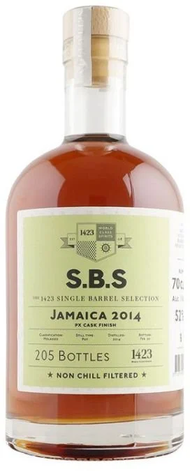 S.B.S Jamaica 6y 2014 0,7l 52% / Rok lahvování 2020