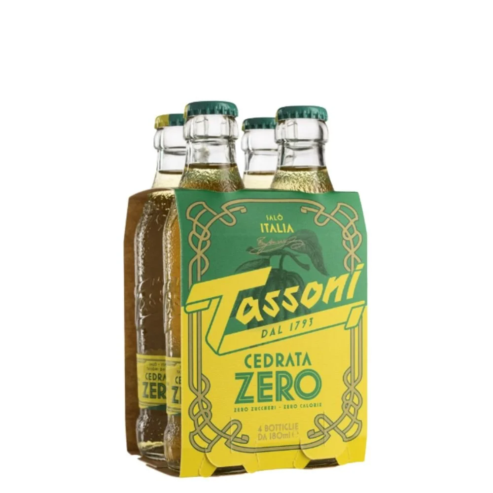 Tassoni Cedrata ZERO 4×0,18l 0%