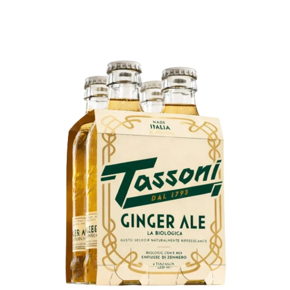 Tassoni Ginger Ale 4×0,18l 0%