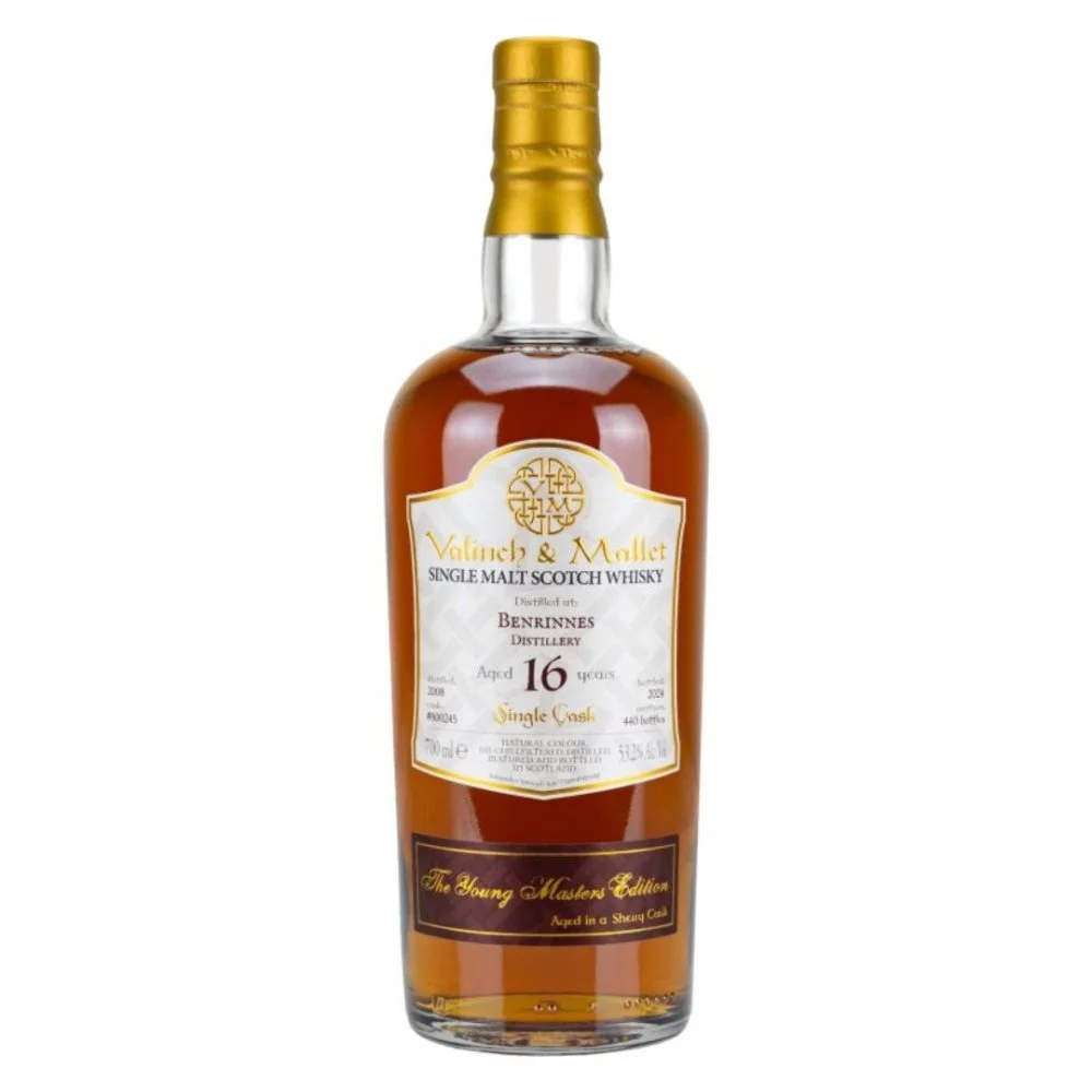 Valinch & Mallet Benrinnes 16y 2008 0,7l 53,2% GB / Rok lahvování 2024