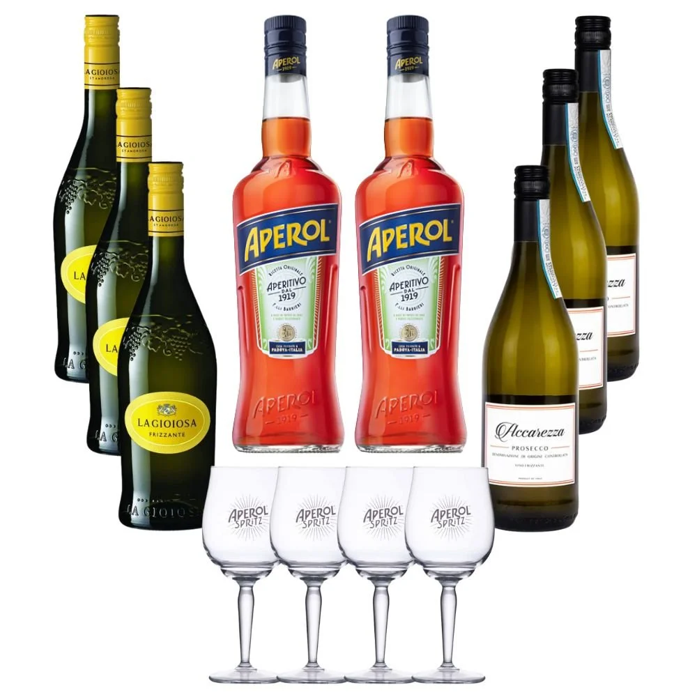 Velký Aperol Set se skleničkami 2×0,7l 11%