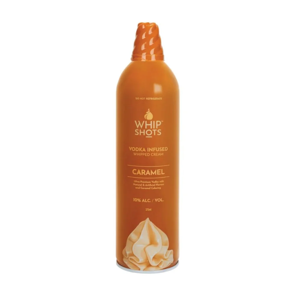 WhipShots Alko Šlehačka Caramel 0,375l 10%