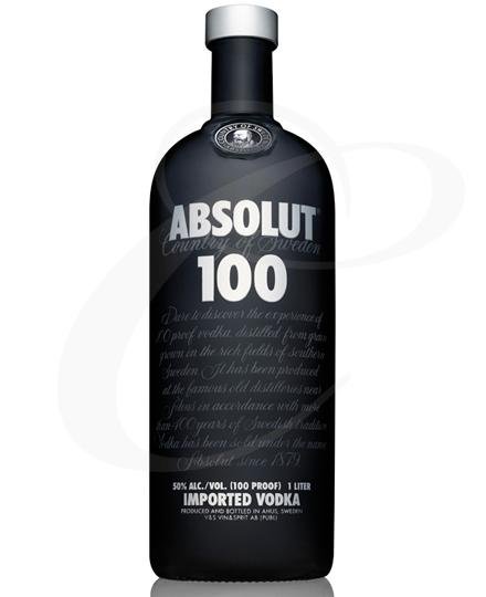 Lahev Absolut 100 vodka 1l 50%