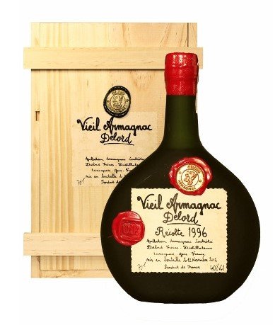 Lahev Armagnac Delord 1999 0,7l 40% Dřevěný box