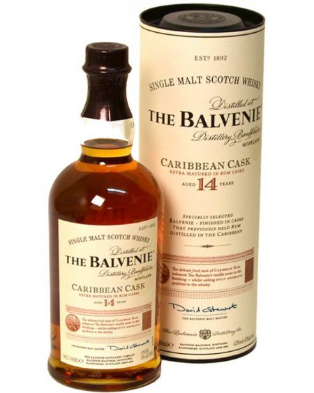 Lahev Balvenie Carribean Cask 14y 0,7l 43%