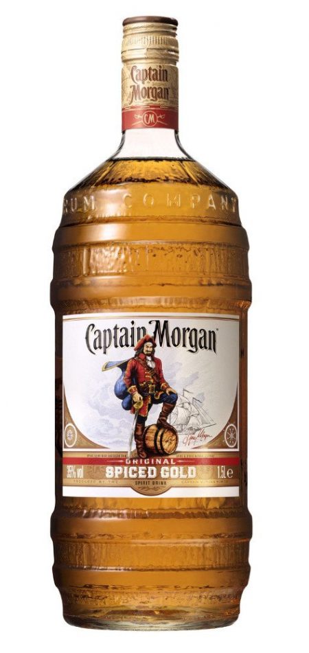 Lahev Captain Morgan Gold Spiced  1,5l 35% Barrel
