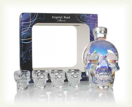 Lahev Crystal Head Vodka 0,7l 40% + 4x sklo GB
