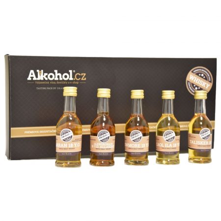 Lahev Degustační sada 18-leté whisky 5×0,04l