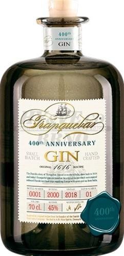 Lahev Gin Tranquebar 400th Anniversary 0,7l 45%