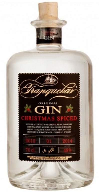 Lahev Gin Tranquebar Christmas Spiced 0,7l 48%