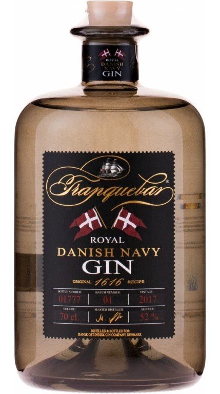 Lahev Gin Tranquebar Royal Danish Navy 0,7l 52%