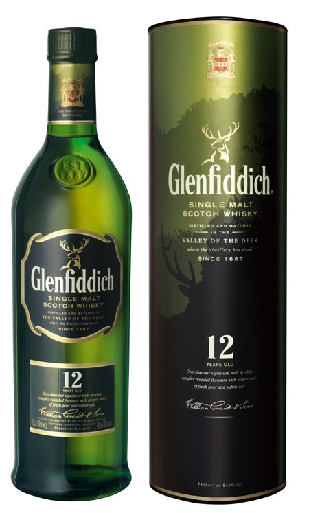 Lahev Glenfiddich 12y 1l 40%