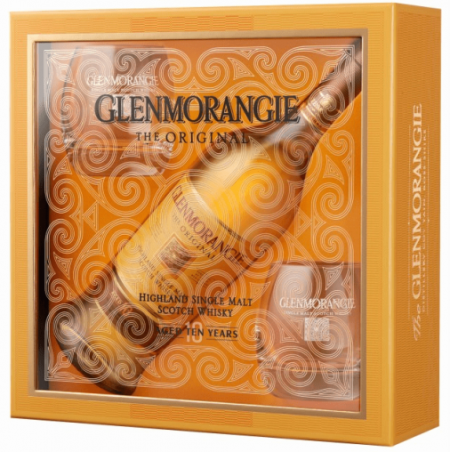 Lahev Glenmorangie 10y 0,7l 40% + 2x sklo GB