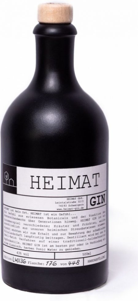 Lahev Heimat gin 0,5l 43%