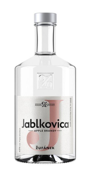 Lahev Jablkovica Žufánek 0,5l 45%