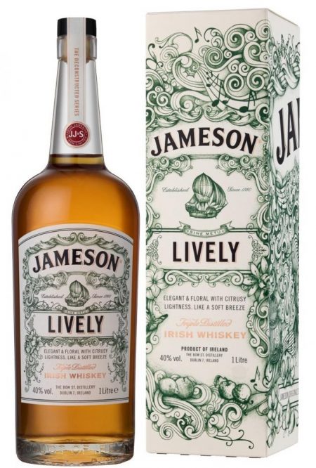 Lahev Jameson Lively 1l 40% GB