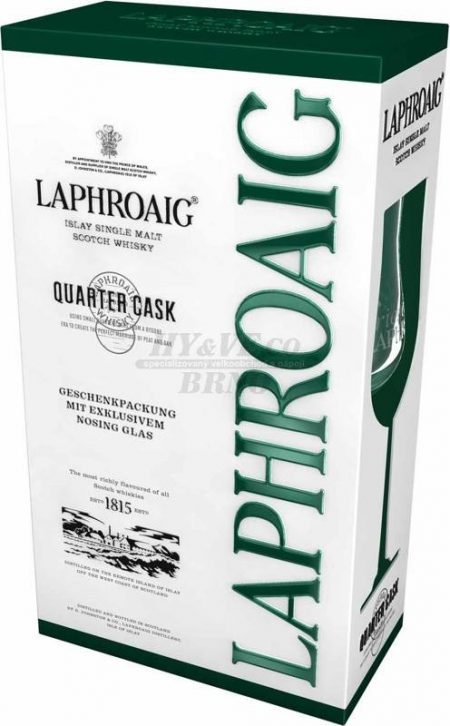 Lahev Laphroaig Quarter Cask 0,7l 48% + 1x sklo GB