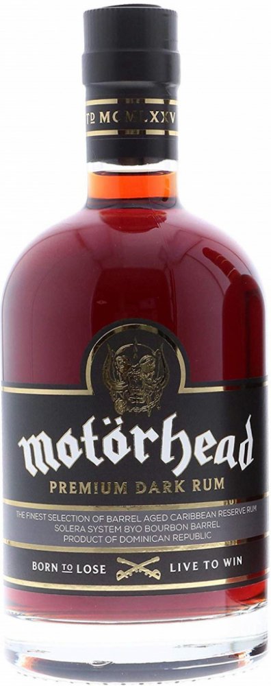 Lahev Motorhead Dark Rum 0,7l 40%