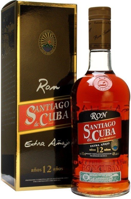 Lahev Santiago De Cuba Extra Anejo 12y 0,7l 40%