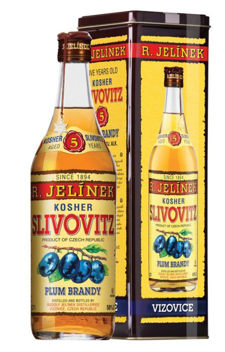 Lahev Slivovice Kosher Gold 5y 0,7l 50% Plech