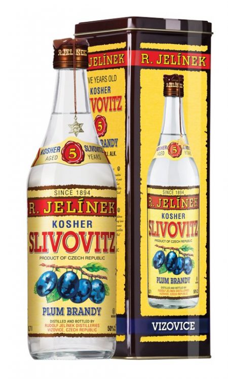 Lahev Slivovice Kosher Silver 5y 0,7l 50% Plech