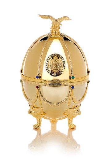 Lahev Vodka Imperial Collection Faberge Ei Gold 0,7l 40% GB