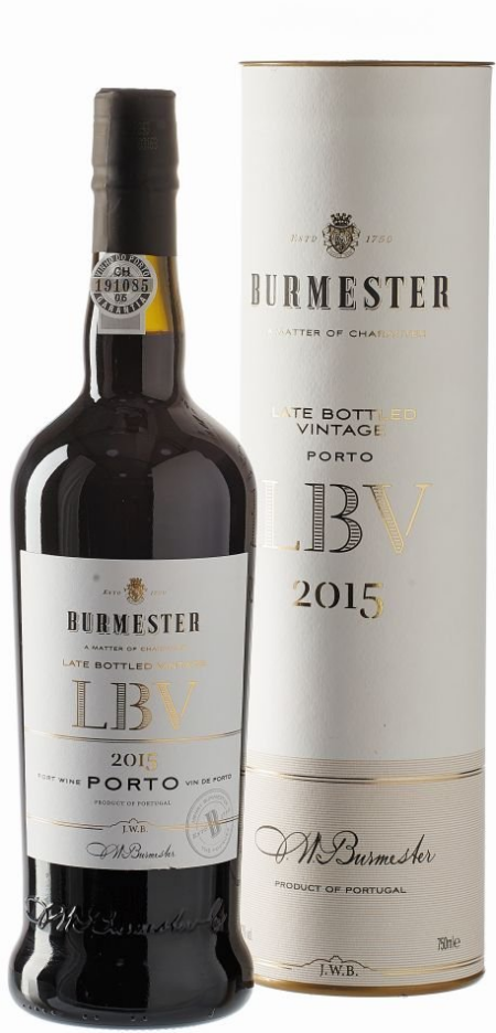 Lahev Burmester Porto Late Bottled Vintage 2015 0,75l 20% Tuba