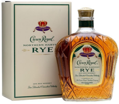 Lahev Crown Royal Northern Harvest Rye 1l 45% GB