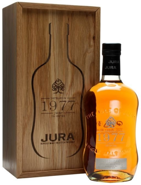 Lahev Isle Of Jura 1977 0,7l 46% L.E. Dřevěný box / Rok lahvování 2012